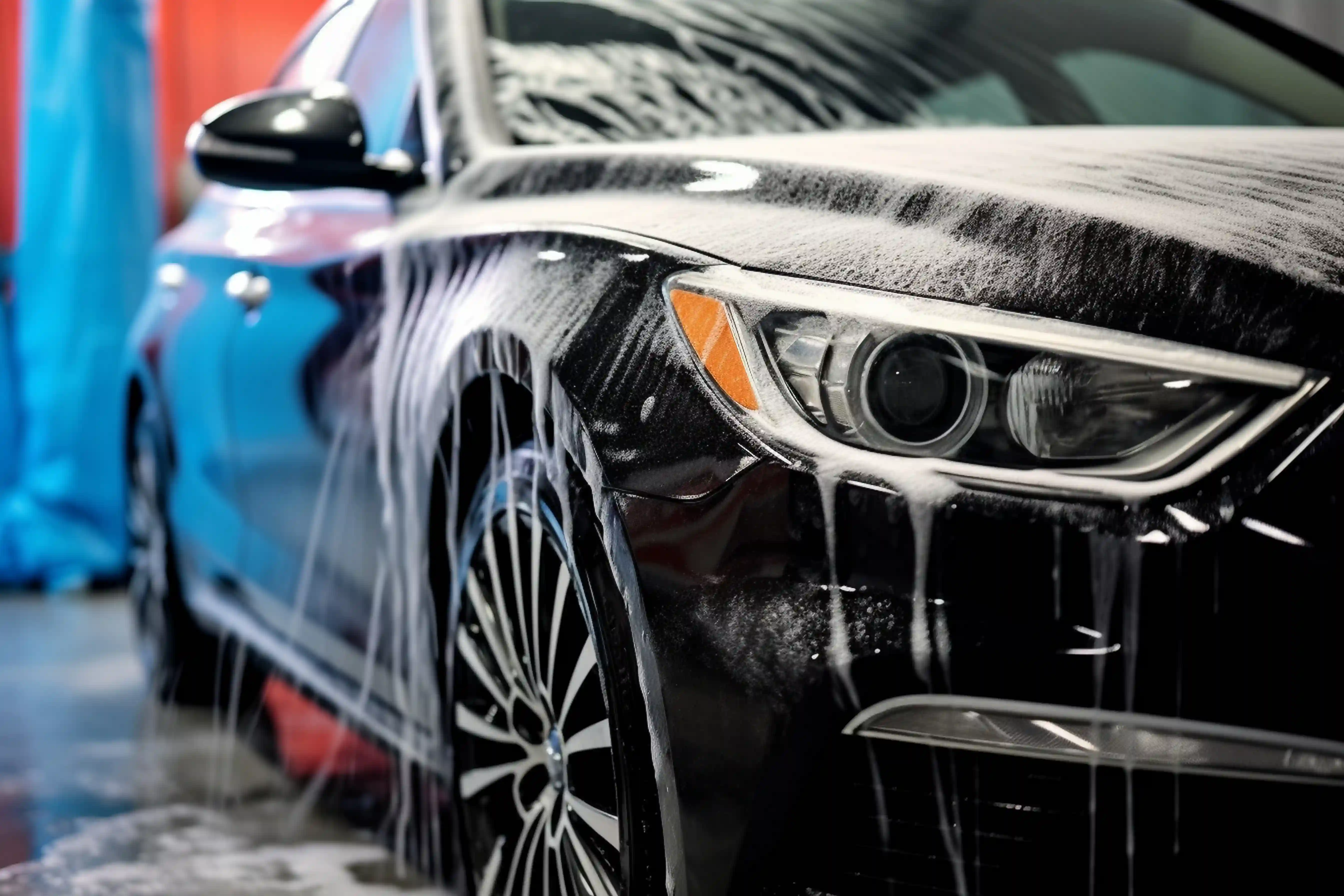 Premium car detailing in action